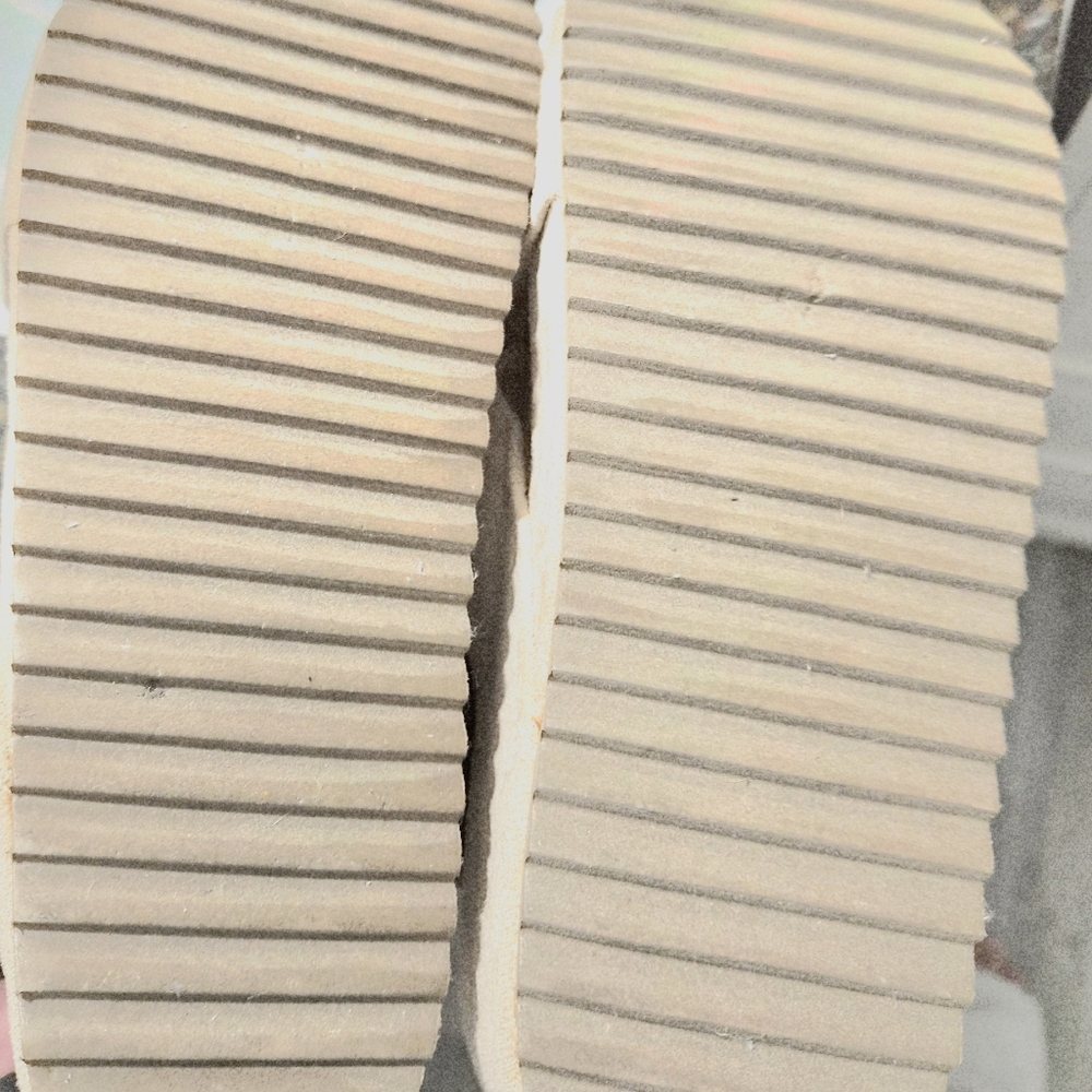 Corkys Tan Ribbed Sole Sandals